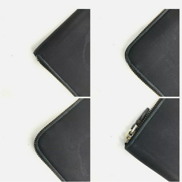 SOLD - PRADA Black Zip Around Long Wallet w/Authentication Card - Picture 5 of 7